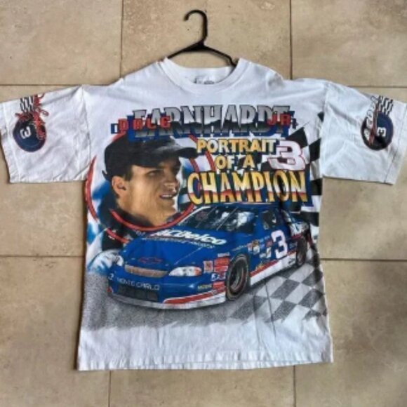 Vintage NASCAR AOP Dale Earnhardt t-shirt - Picture 1 of 3